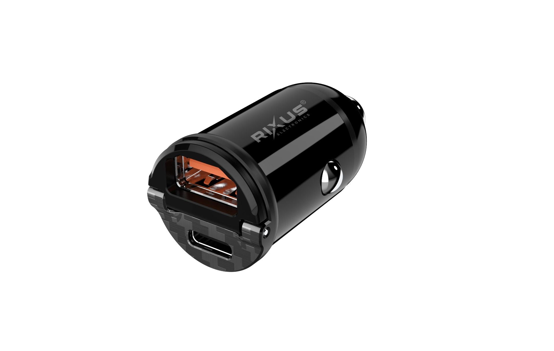 Rixus RXC54 Mini chargeur de voiture 20W Noir