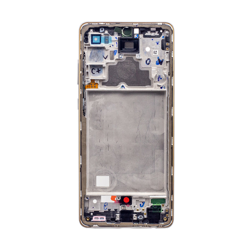Samsung Galaxy A72 A725F Cadre central blanc OEM