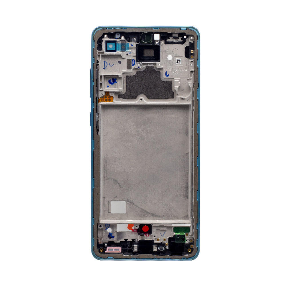 Samsung Galaxy A72 A725F Cadre central bleu OEM