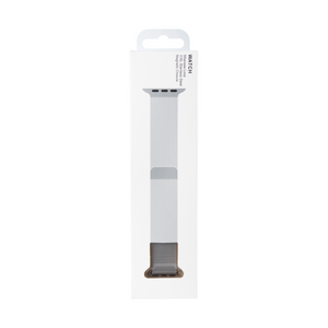 Milanese Loop Band For Apple Watch 42mm, 44mm, 45mm, 49mm Silver Retail Box