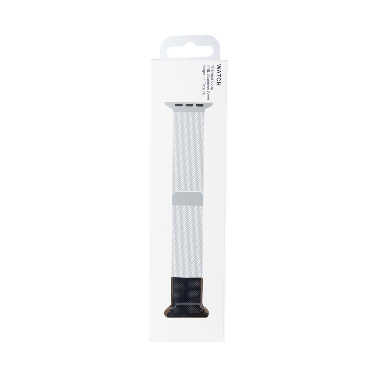 Milanese Loop Band For Apple Watch 38mm, 40mm, 41mm Black Retail Box