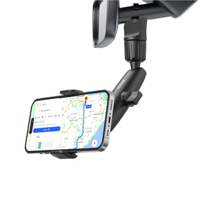 Rixus RXHW65 Support de téléphone pour rétroviseur à 360 degrés Noir