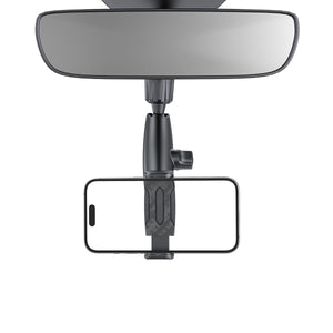 Rixus RXHW65 Support de téléphone pour rétroviseur à 360 degrés Noir