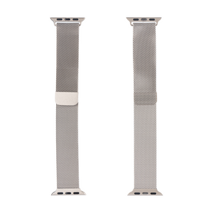 Milanese Loop Band 7th Gen For Apple Watch 42mm, 44mm, 45mm, 49mm Starlight Retail Box