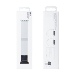 Milanese Loop Band 7th Gen For Apple Watch 42mm, 44mm, 45mm, 49mm Midnight Retail Box