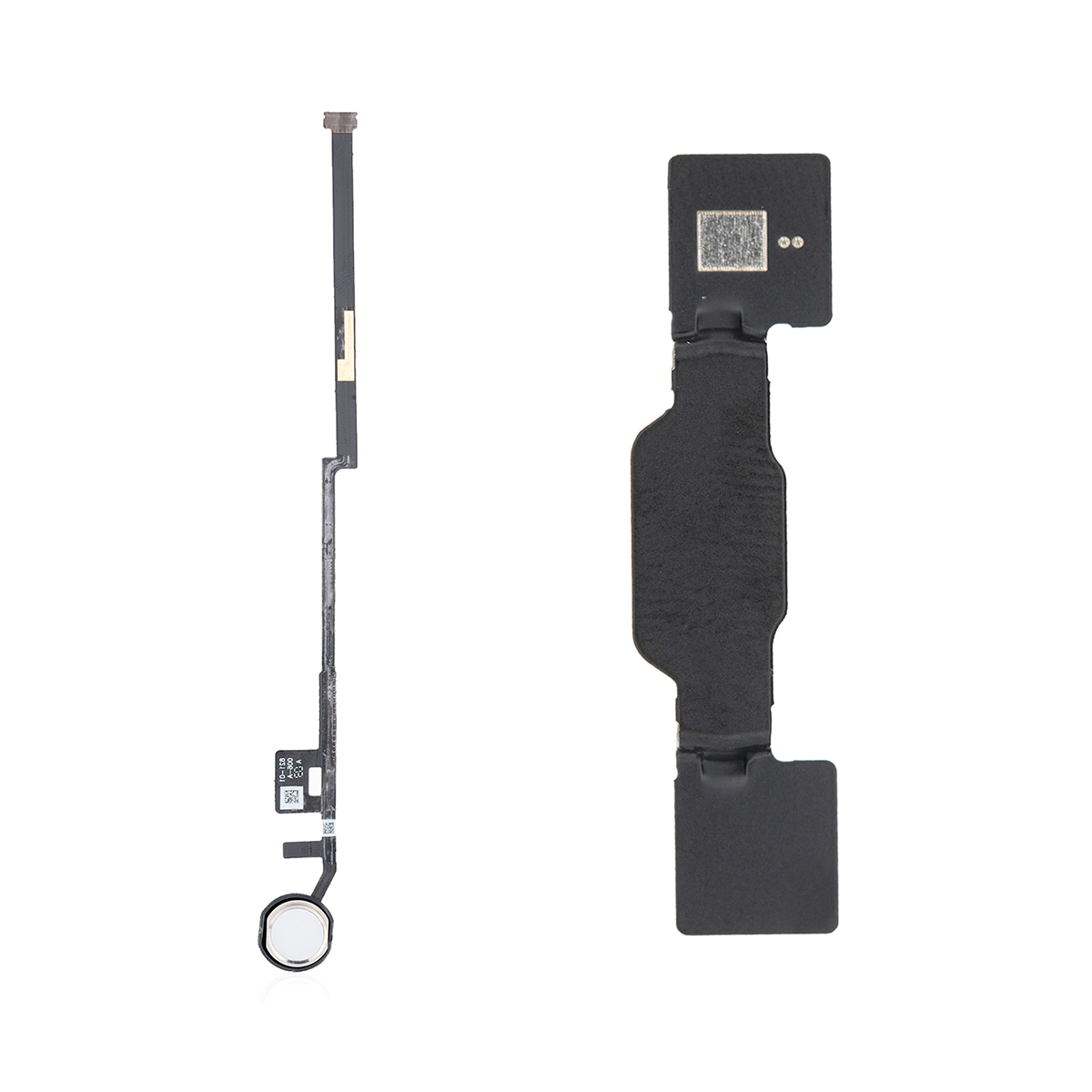 For Apple 7, iPad 9 10,2 pouces (2019, 2021) Bouton d'accueil Flexible Blanc OEM
