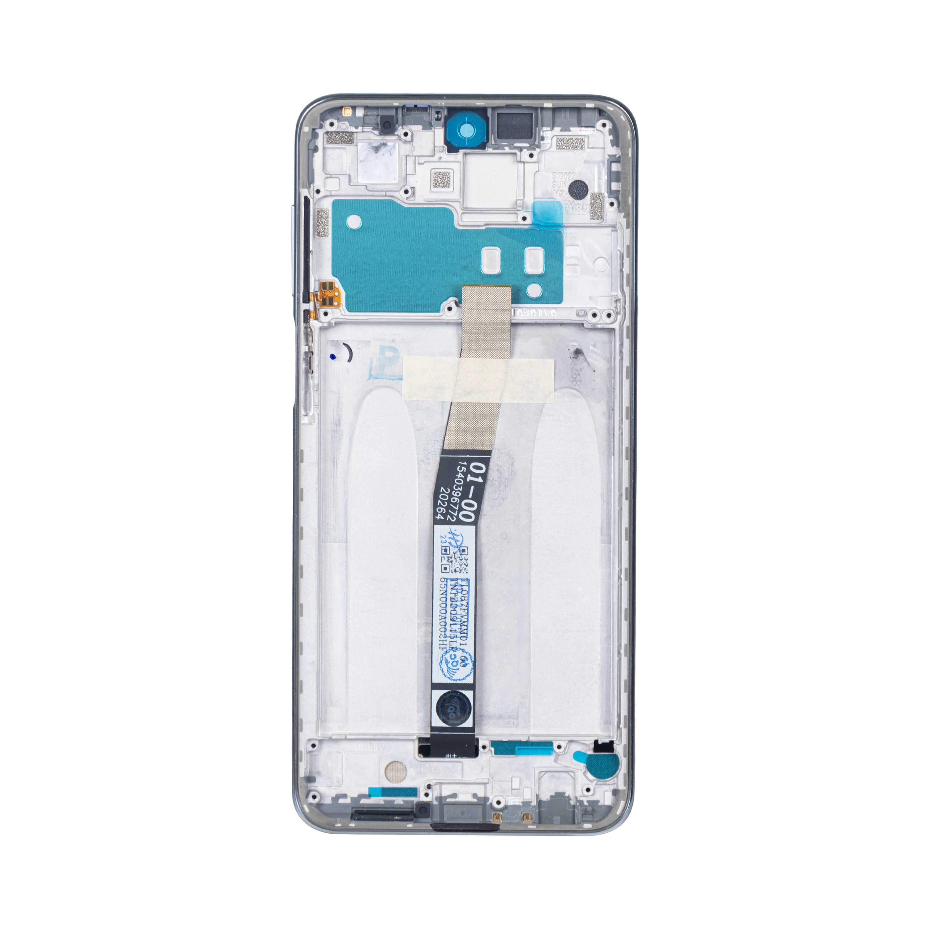 Xiaomi Redmi Note 10 Lite Ecran et Digitizer Avec Cadre Blanc Glacier OEM