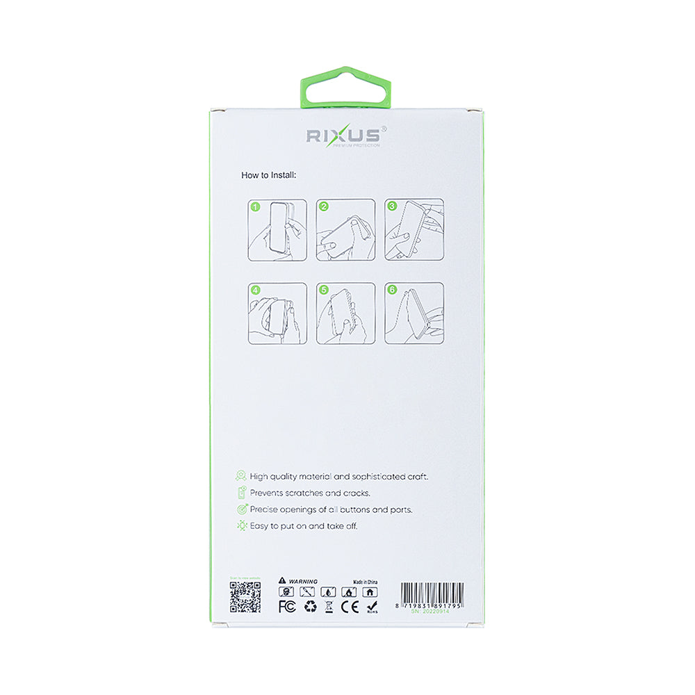 Rixus Magnetic Clear Case For Apple iPhone 12 Pro Max