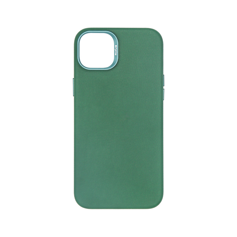 Rixus Classic 02 Case With MagSafe Compatible For Apple iPhone 15 Plus Green