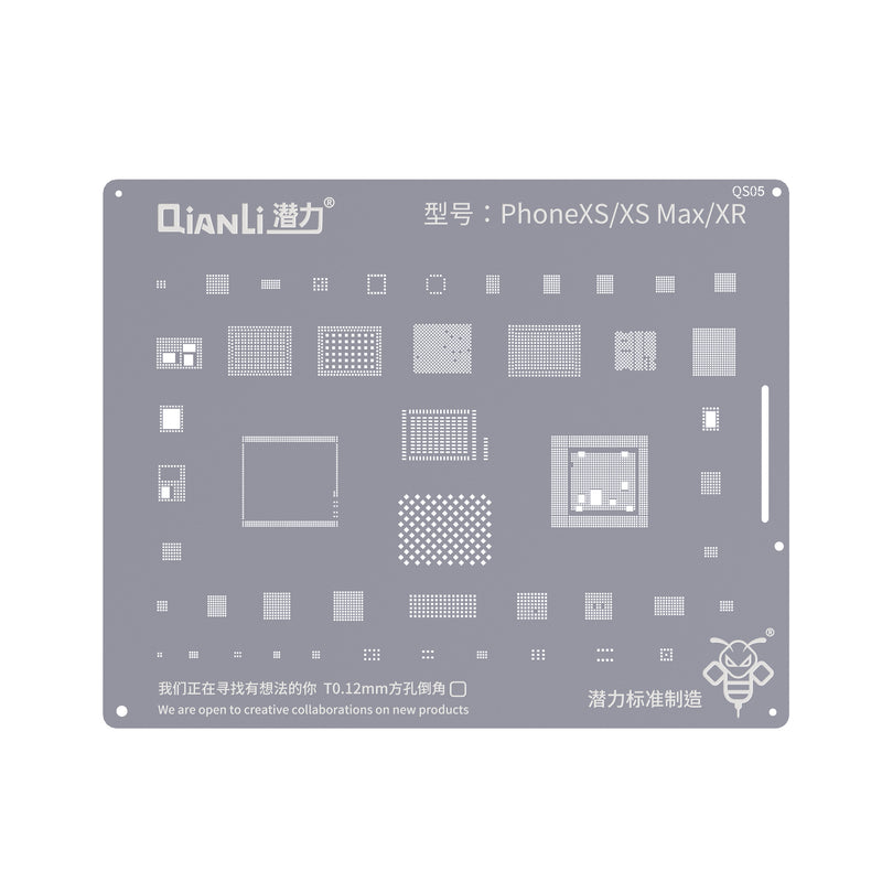 QIANLI Bumblebee Stencil QS05 For Apple iPhone XS, iPhone XS Max, iPhone XR