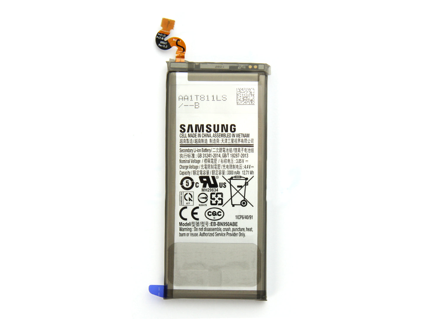 Batterie Samsung Galaxy Note 8 N950F EB-BN950ABE d'origine
