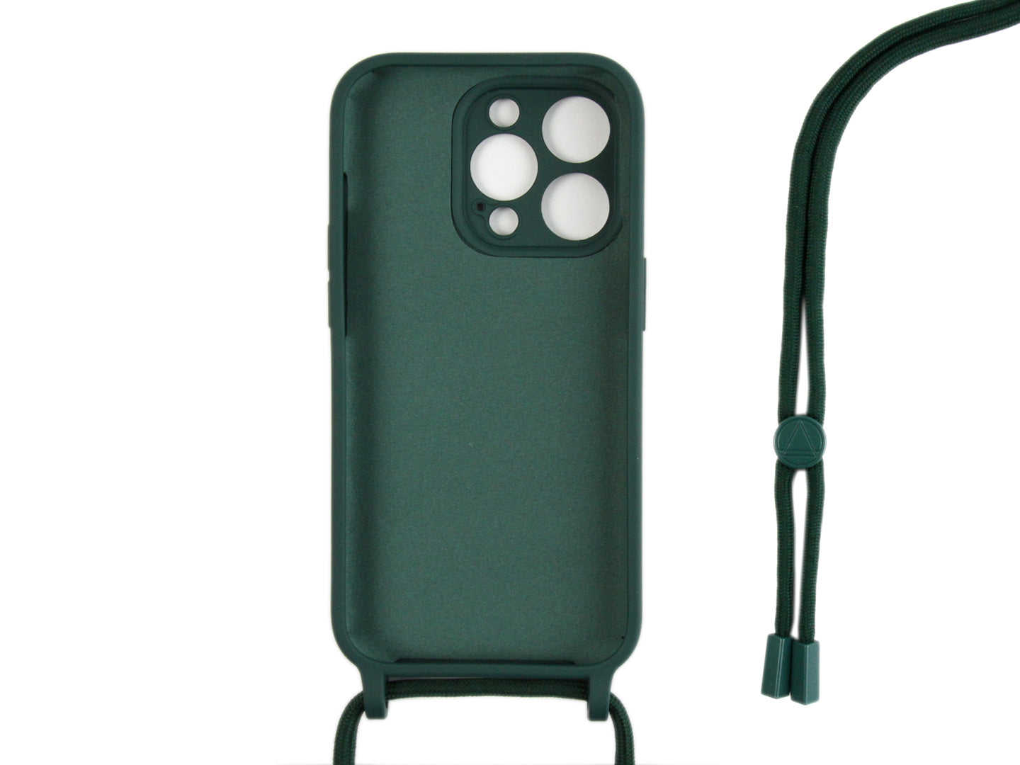 Cache-cordon For Apple collier Rixus TPU For Apple 14 Pro vert foncé