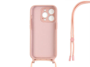 Cache-cordon For Apple collier Rixus TPU For Apple 14 Pro rose