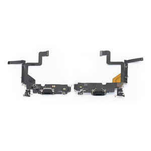 For Apple iPhone 14 Pro System Charging Flex Space Black Pulled