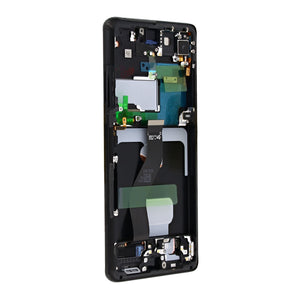 Samsung Galaxy S21 Ultra 5G G998B Écran et numériseur avec cadre Phantom Black Service Pack