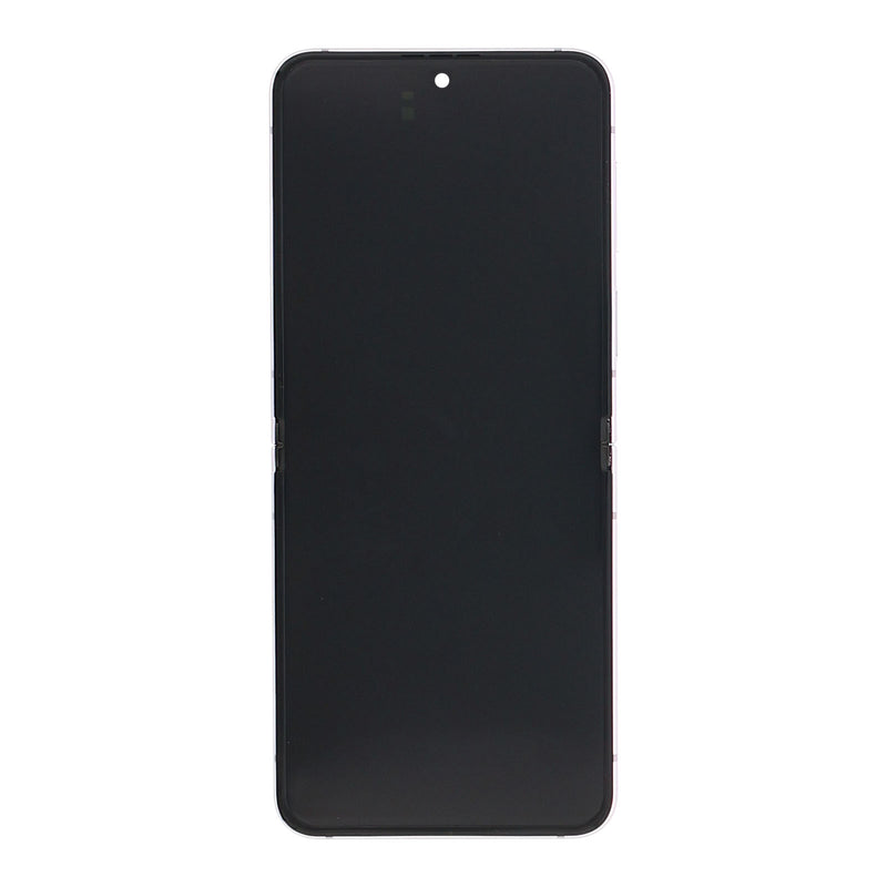 Samsung Galaxy Z Flip5 F731B Écran principal et numériseur avec cadre Lavender Service Pack