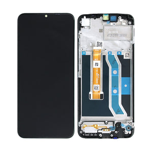 Écran et numériseur Realme C25Y avec cadre noir OEM