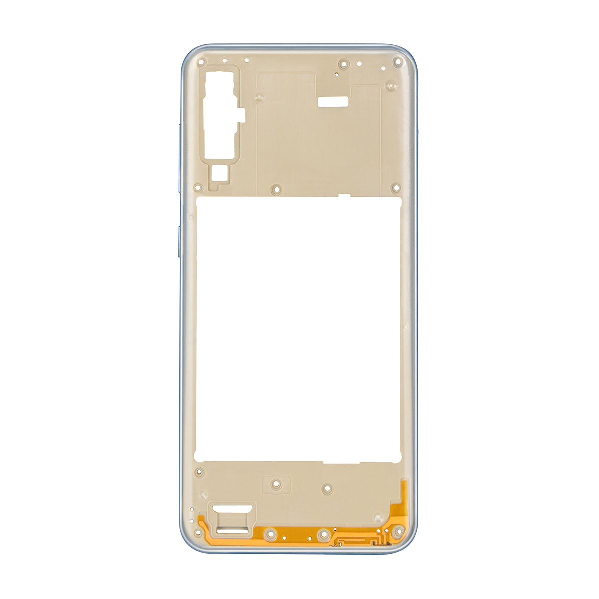 Samsung Galaxy A50 A505F Cadre central blanc d'origine