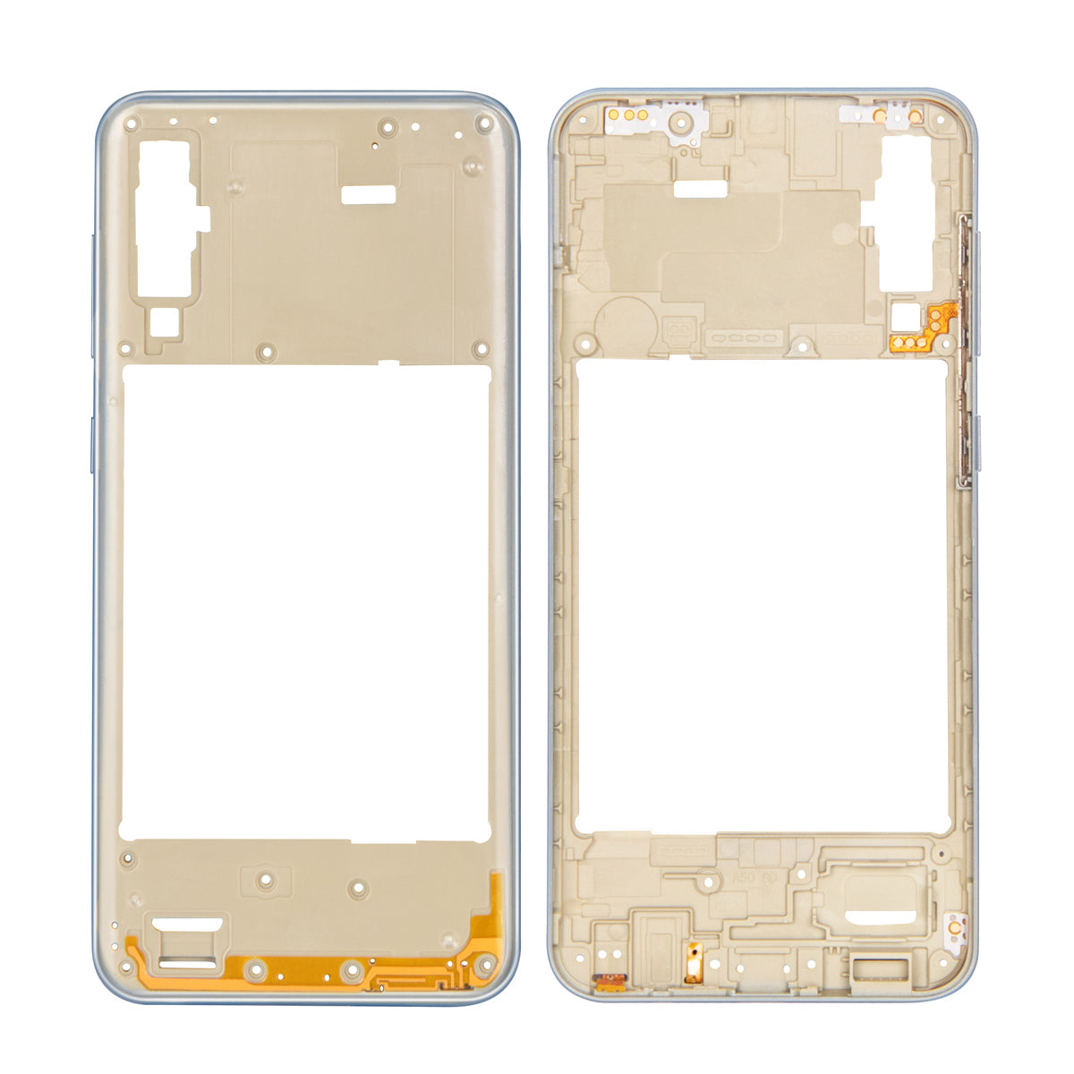 Samsung Galaxy A50 A505F Cadre central blanc d'origine