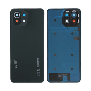 Coque arrière Xiaomi Mi 11 Lite 5G avec objectif Truffle Black OEM