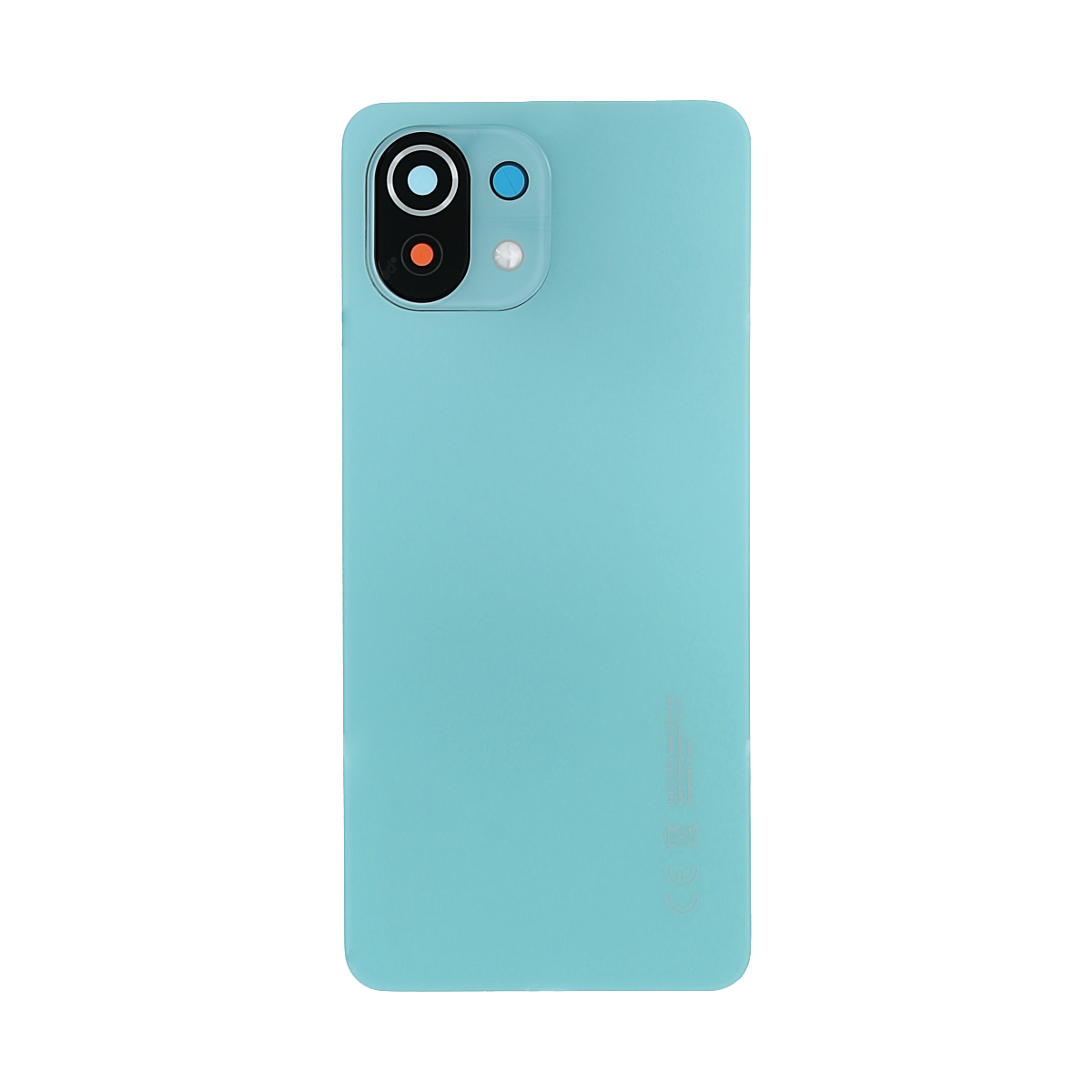 Coque arrière Xiaomi Mi 11 Lite 5G avec objectif vert menthe OEM