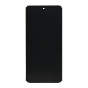 Samsung Galaxy S21 FE G990B Écran et numériseur avec cadre Blanc Service Pack
