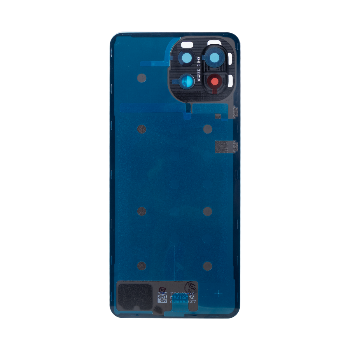 Coque arrière Xiaomi Mi 11 Lite avec objectif bleu bubblegum OEM