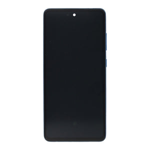 Samsung Galaxy A52 A525F, A52 5G A526B Ecran et numériseur avec cadre Awesome Blue Service Pack