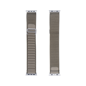 Bracelet sport en nylon For Apple 42 mm, 44 mm, 45 mm, 49 mm Olive Boîte de vente au détail