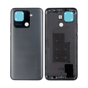 Coque arrière Xiaomi Redmi 10C sans objectif, gris graphite, OEM