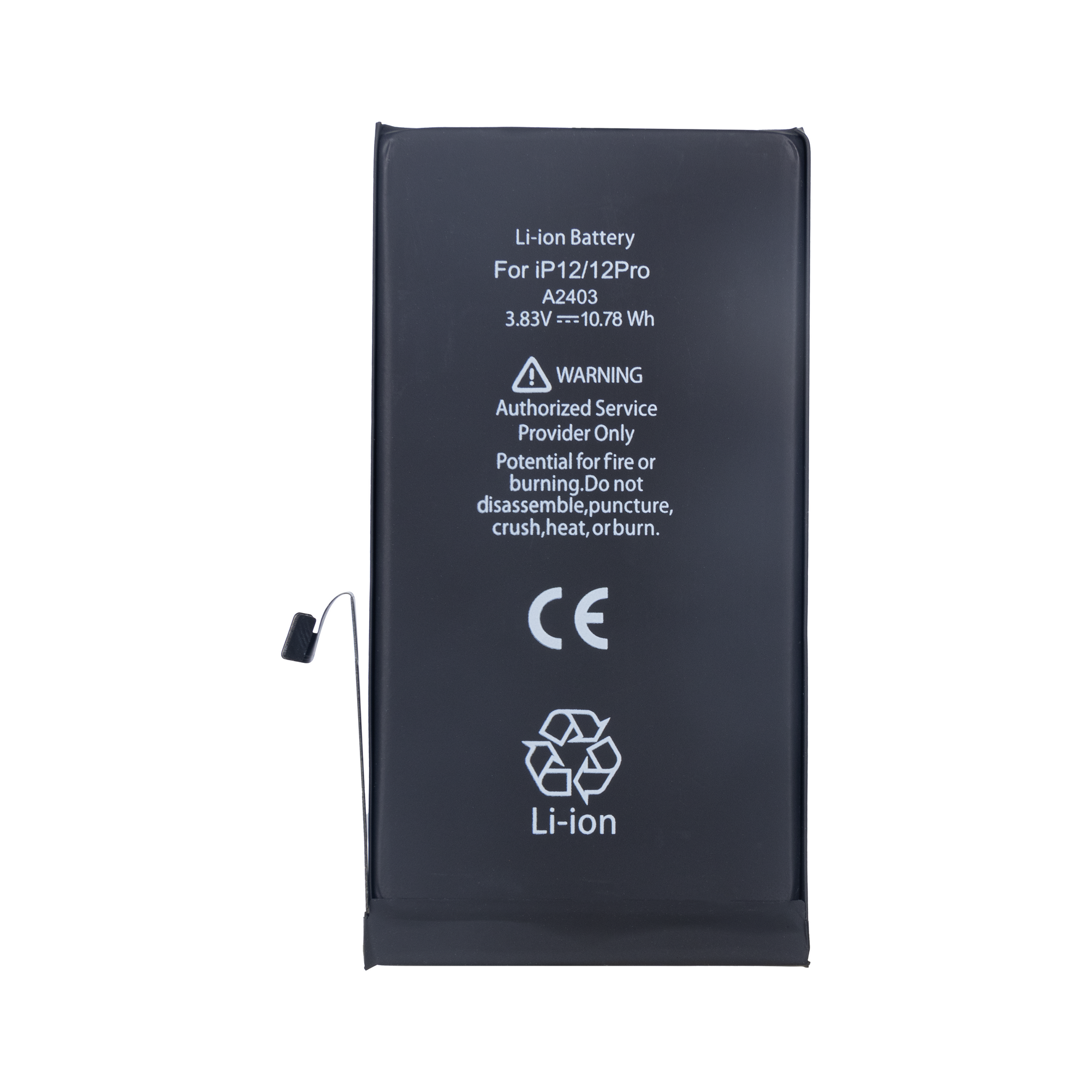 For Apple 12, 12 Pro Batterie avec puce TI OEM