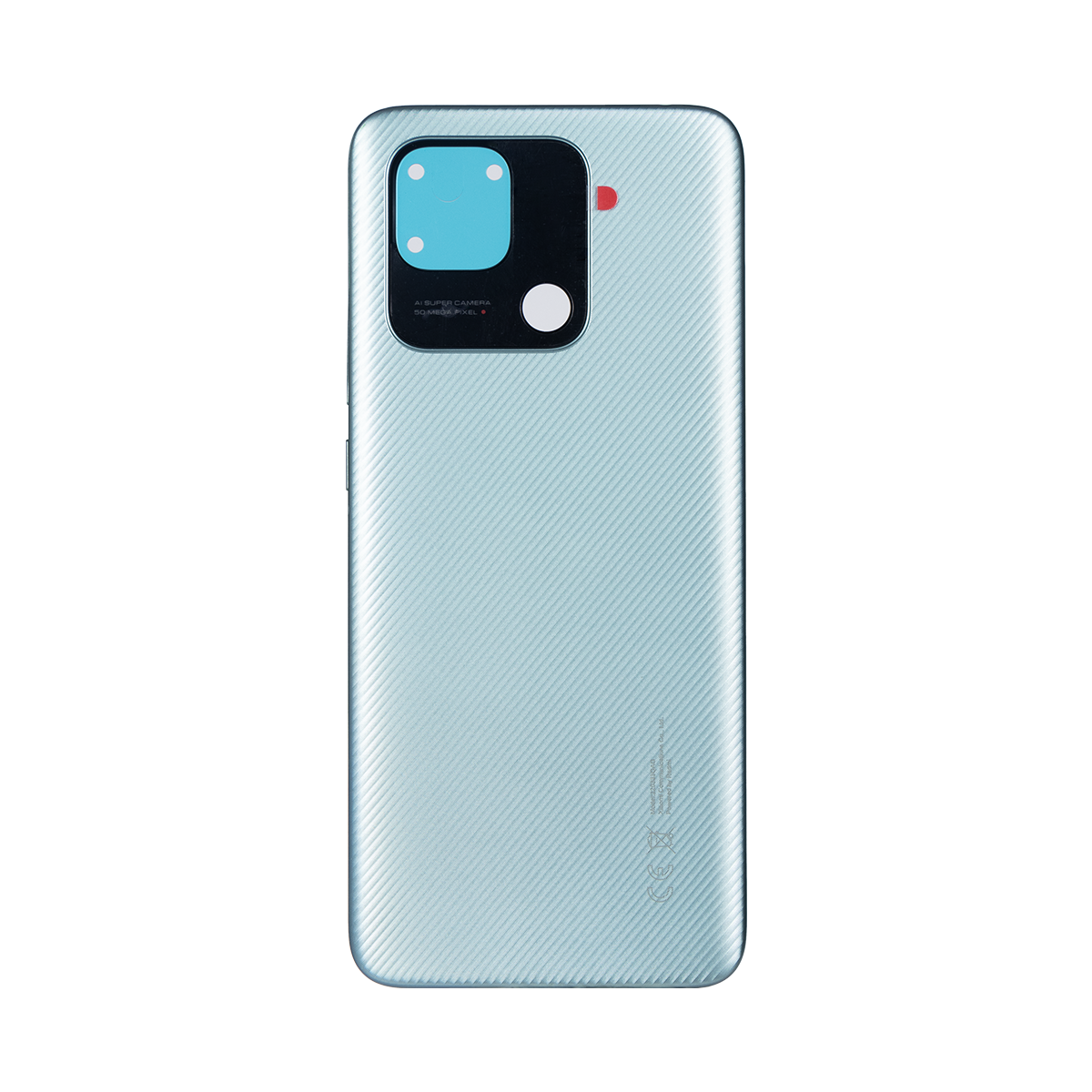 Coque arrière Xiaomi Redmi 10C sans objectif, vert menthe, OEM