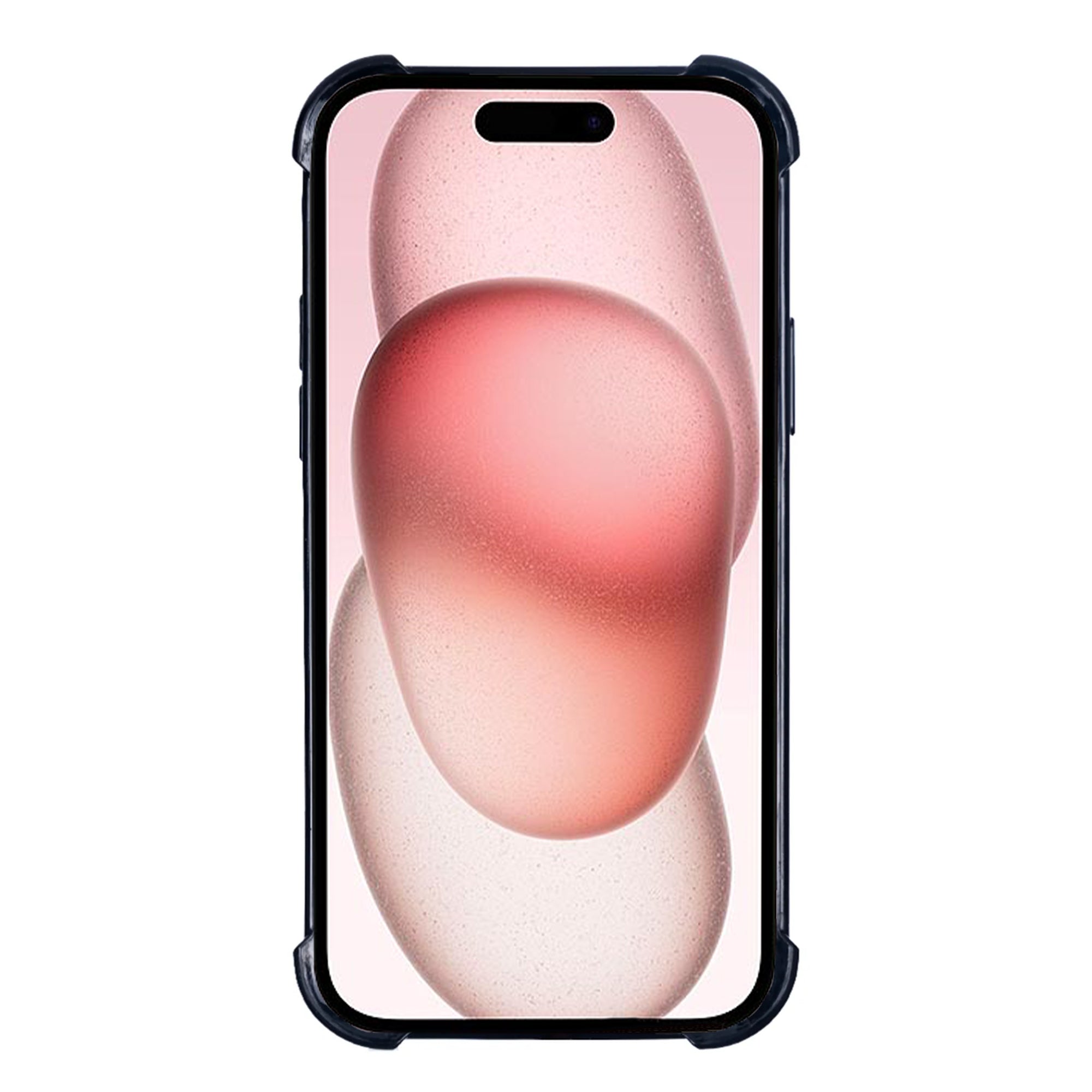 Rixus Anti-Burst Case For Apple iPhone 15 Plus Noir