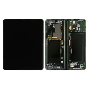 Samsung Galaxy Z Fold3 F926B Écran principal et numériseur avec cadre Phantom Green Service Pack