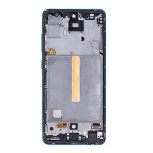 Samsung Galaxy A52 5G A526B, A52s 5G A528B Ecran et numériseur avec cadre Bleu brillant Soft-OLED
