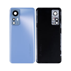 Coque arrière Xiaomi 12 avec objectif bleu OEM