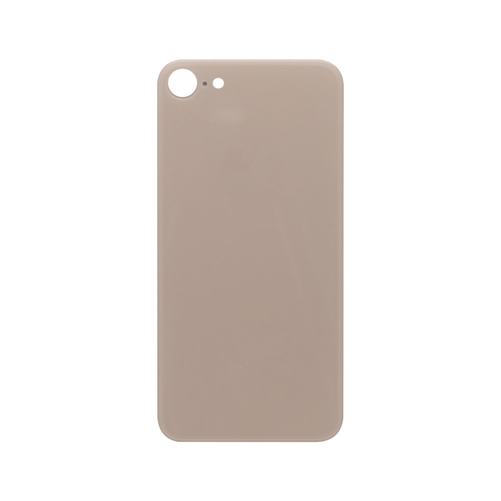 For Apple 8 Verre arrière, cadre de caméra agrandi Compatible avec Gold