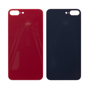 For Apple 8 Plus Verre arrière, cadre d'appareil photo agrandi rouge Compatible