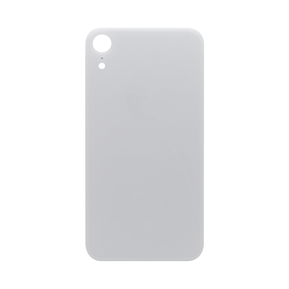 For Apple XR Verre arrière, cadre d'appareil photo agrandi Compatible avec le blanc