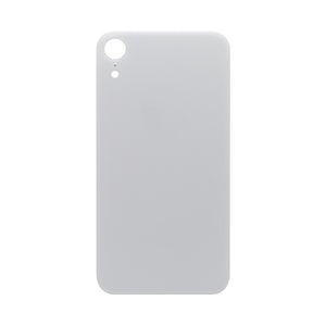 For Apple XR Verre arrière, cadre d'appareil photo agrandi Compatible avec le blanc