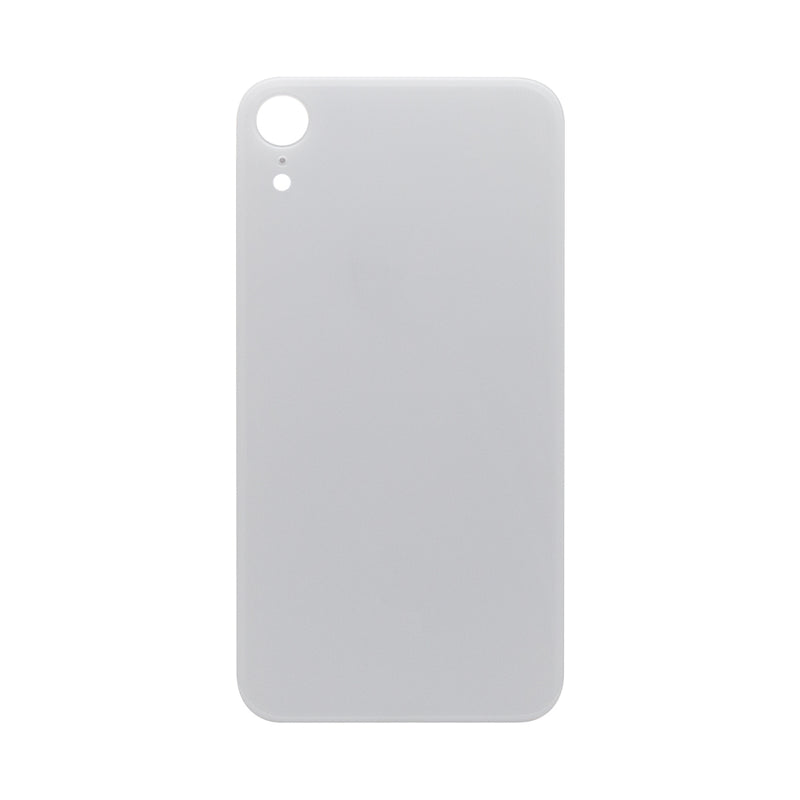 For Apple XR Verre arrière, cadre d'appareil photo agrandi Compatible avec le blanc