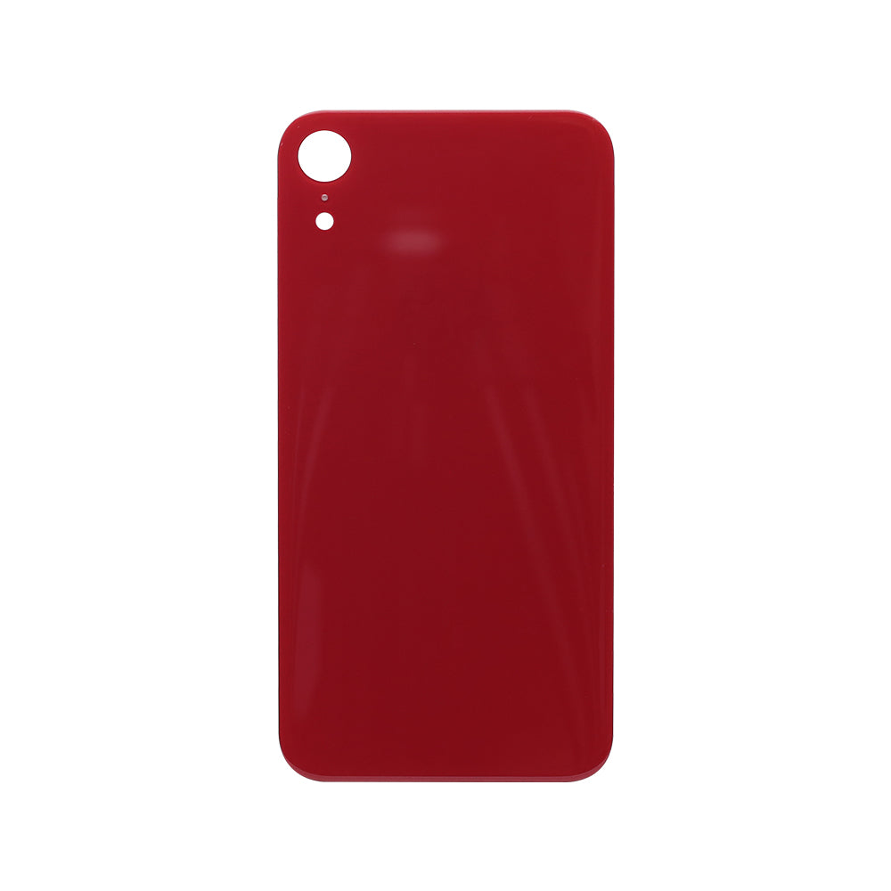 For Apple XR Verre arrière, cadre de caméra agrandi rouge Compatible