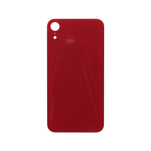 For Apple XR Verre arrière, cadre de caméra agrandi rouge Compatible