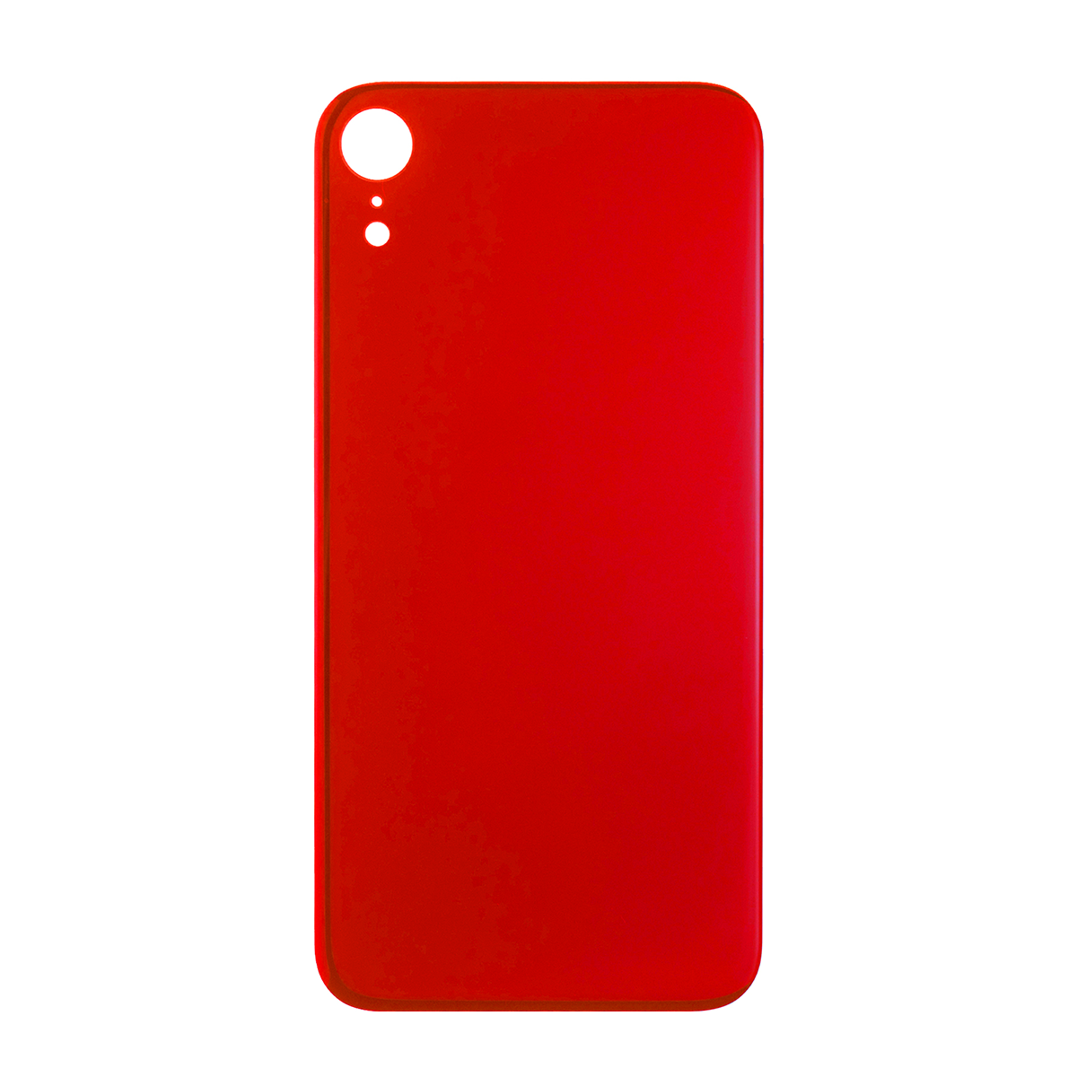 For Apple XR Verre arrière, cadre de caméra agrandi rouge Compatible