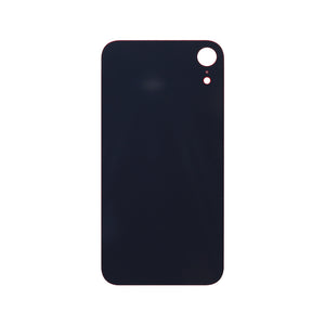 For Apple XR Verre arrière, cadre de caméra agrandi rouge Compatible
