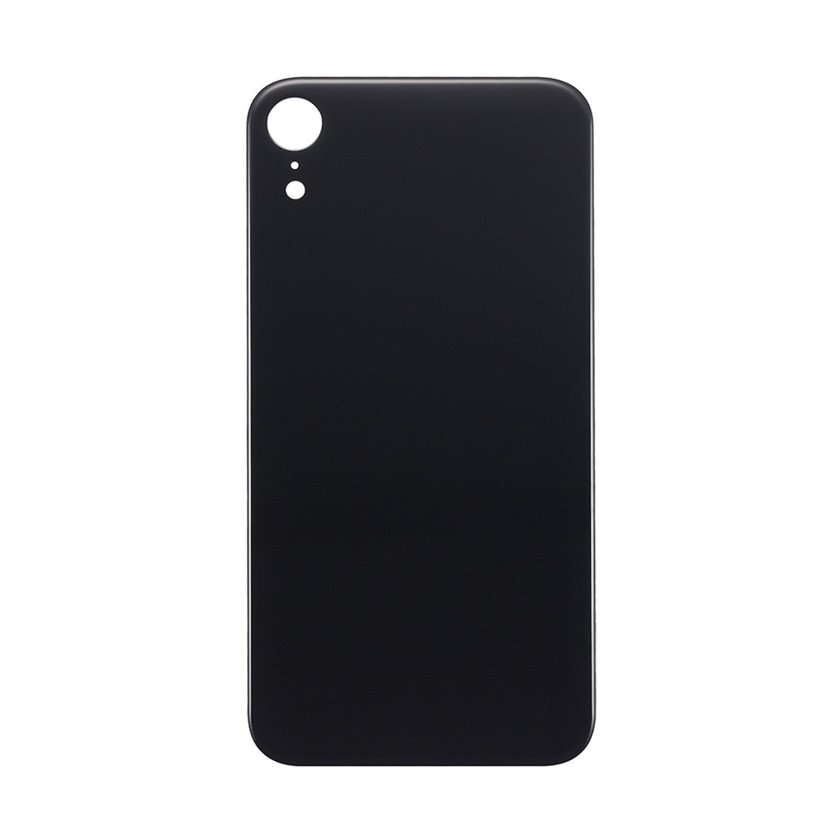 For Apple XR Verre arrière, cadre de caméra agrandi Noir Compatible
