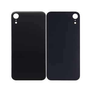 For Apple XR Verre arrière, cadre de caméra agrandi Noir Compatible