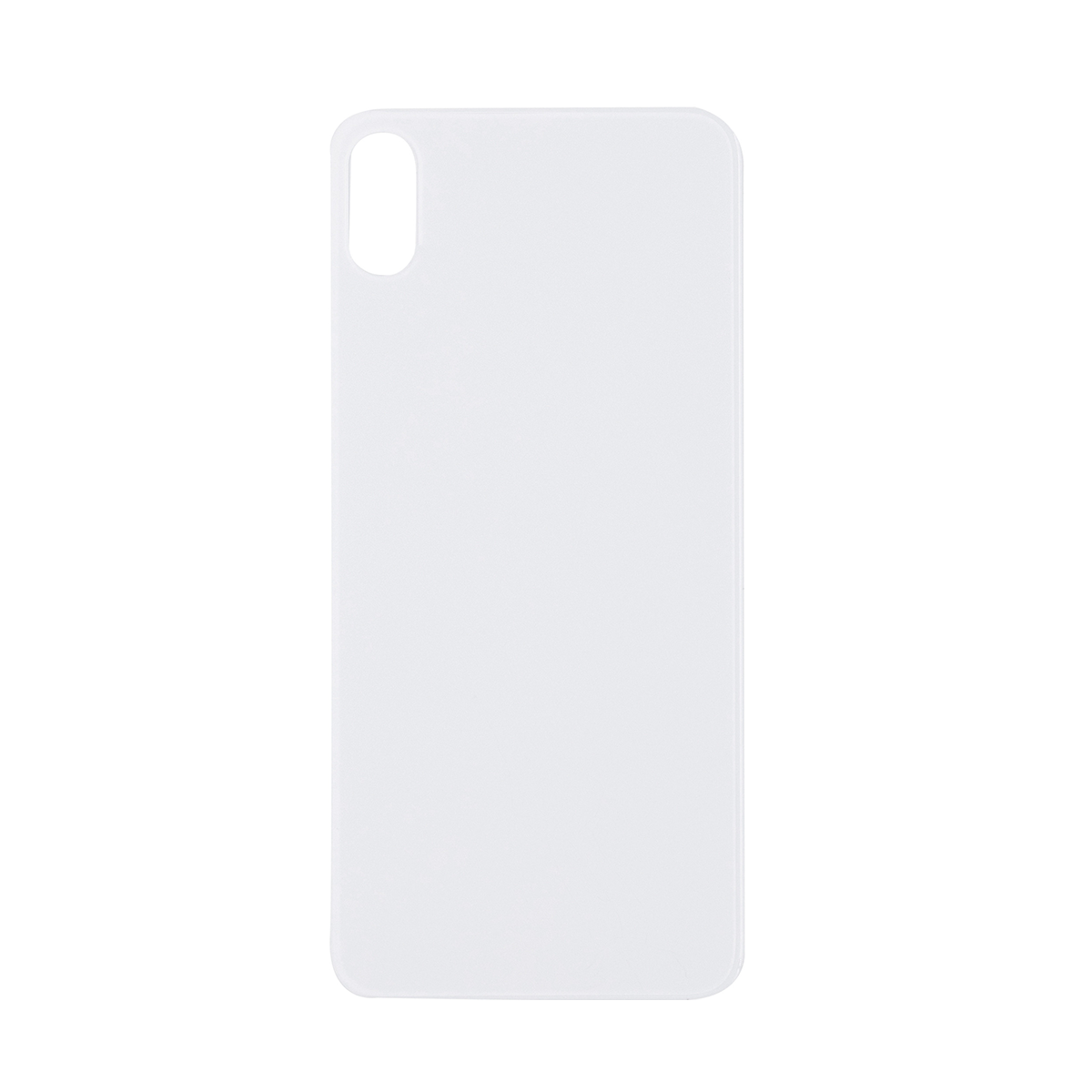 For Apple XS Max Verre arrière, cadre de caméra agrandi Blanc Compatible