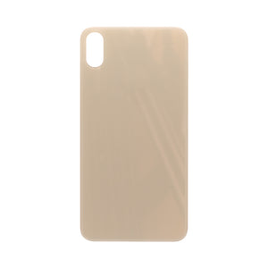 For Apple XS Max Verre arrière, cadre de caméra agrandi Compatible avec la version dorée