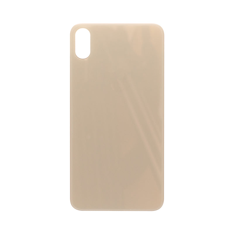 For Apple XS Max Verre arrière, cadre de caméra agrandi Compatible avec la version dorée